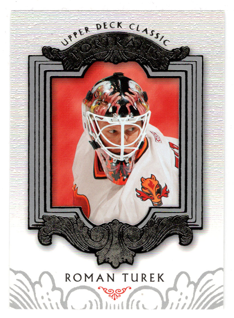 Roman Turek - Calgary Flames (NHL Hockey Card) 2003-04 Upper Deck Classic Portraits # 14 Mint