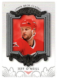 Jeff O`Neill - Carolina Hurricanes (NHL Hockey Card) 2003-04 Upper Deck Classic Portraits # 16 Mint