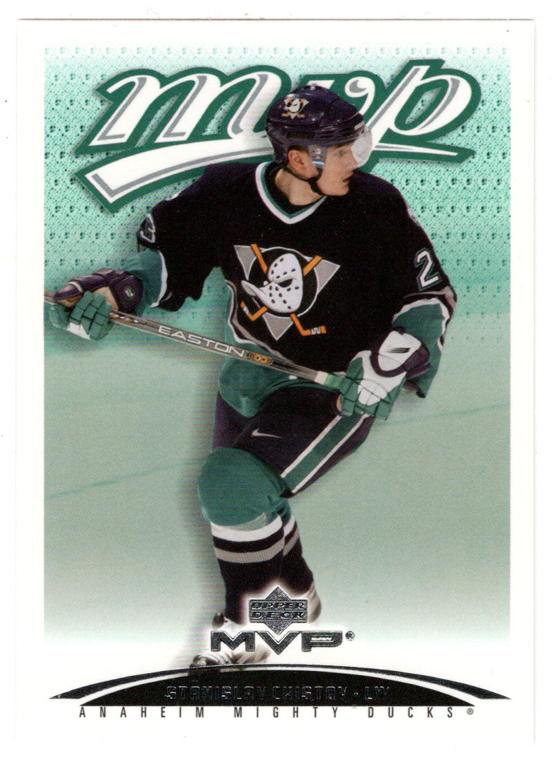 Stanislav Chistov - Anaheim Ducks (NHL Hockey Card) 2003-04 Upper Deck MVP # 7 Mint