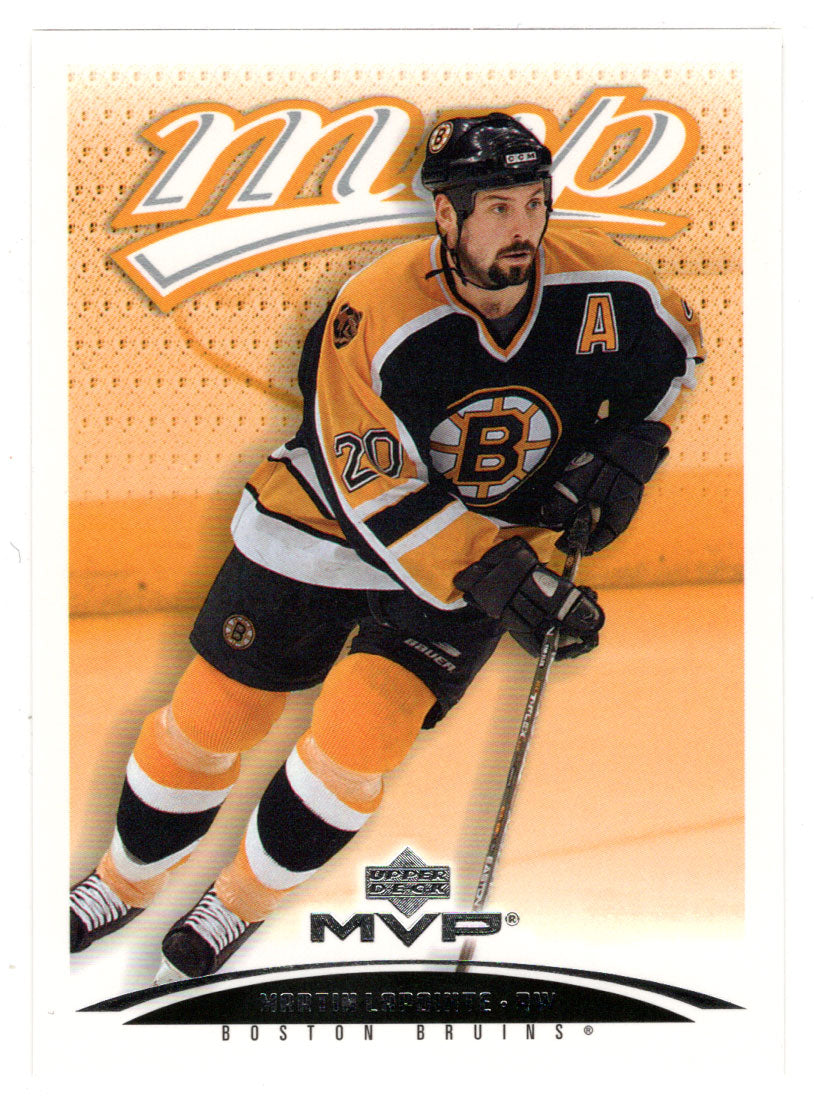 Martin Lapointe - Boston Bruins (NHL Hockey Card) 2003-04 Upper Deck MVP # 45 Mint