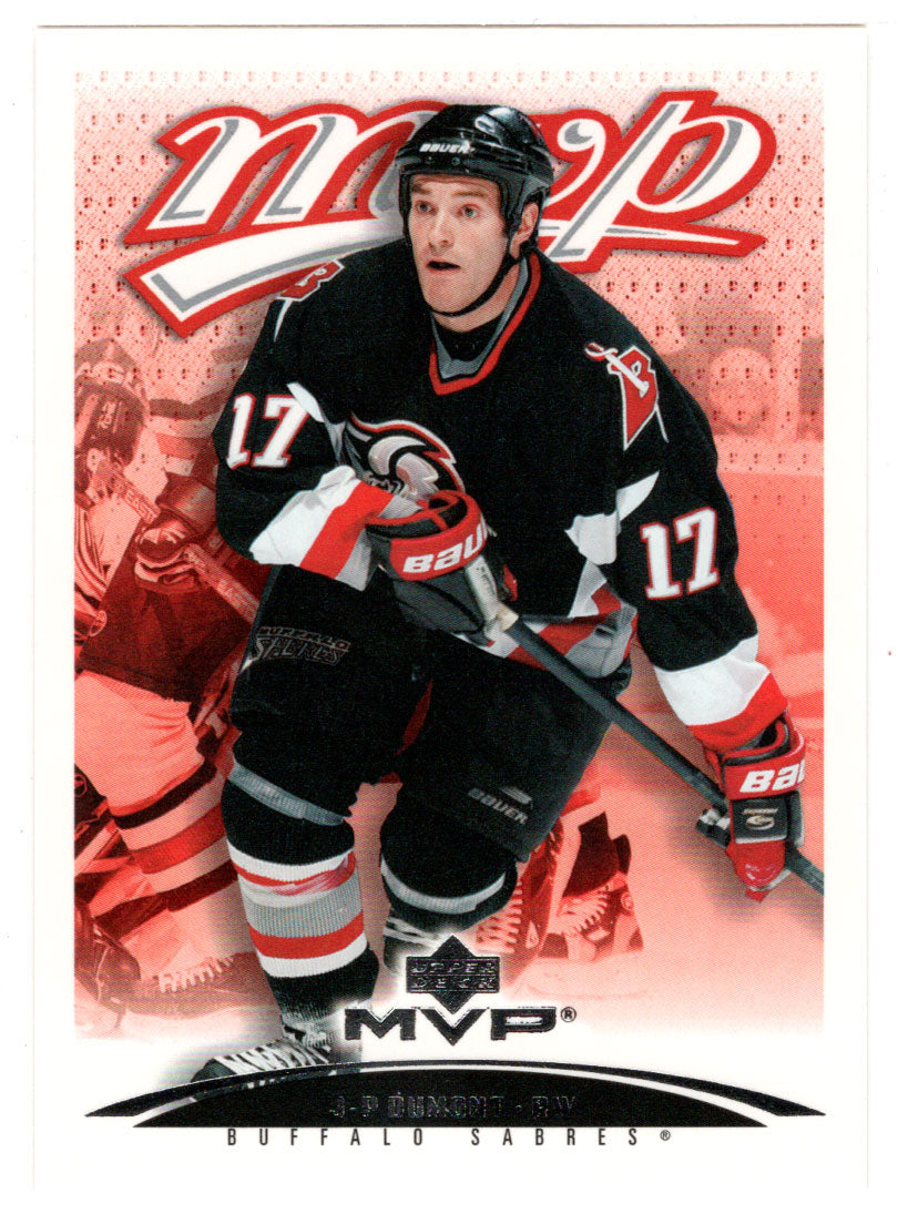 J-P Dumont - Buffalo Sabres (NHL Hockey Card) 2003-04 Upper Deck MVP # 54 Mint