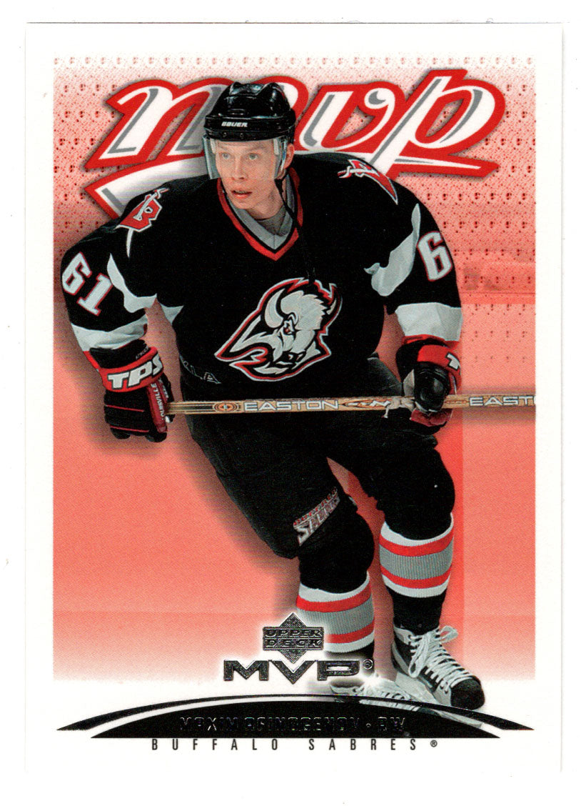 Maxim Afinogenov - Buffalo Sabres (NHL Hockey Card) 2003-04 Upper Deck MVP # 60 Mint