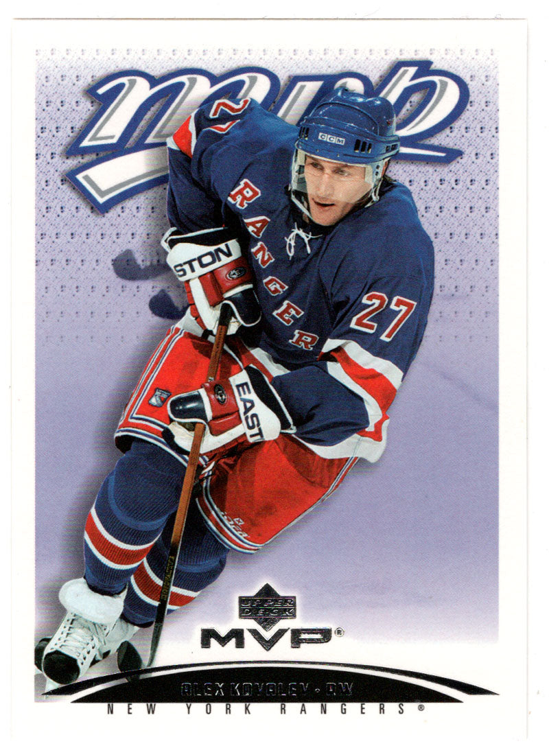 Alex Kovalev - New York Rangers (NHL Hockey Card) 2003-04 Upper Deck MVP # 276 Mint