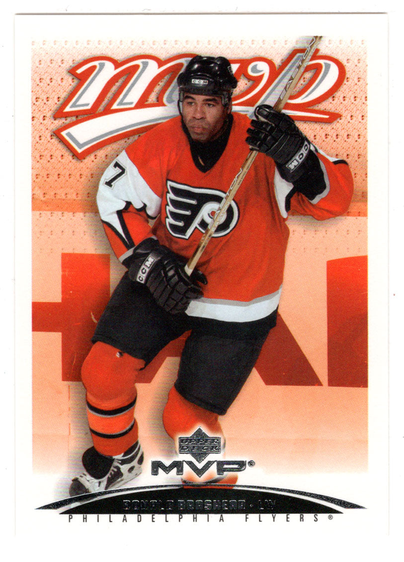Donald Brashear - Philadelphia Flyers (NHL Hockey Card) 2003-04 Upper Deck MVP # 315 Mint