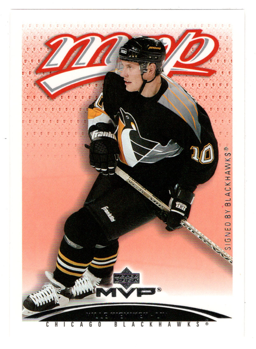 Ville Nieminen - Pittsburgh Penguins (Traded) (NHL Hockey Card) 2003-04 Upper Deck MVP # 338 Mint