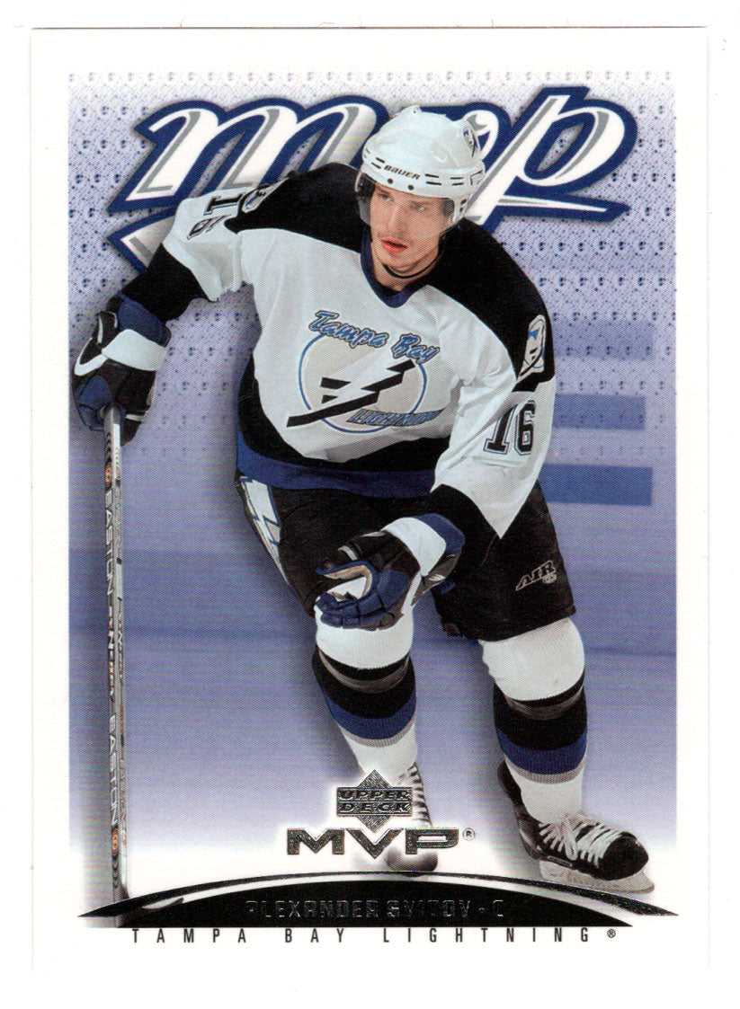 Alexander Svitov - Tampa Bay Lightning (NHL Hockey Card) 2003-04 Upper Deck MVP # 384 Mint