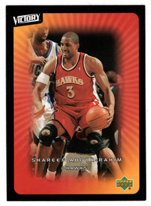 Shareef Abdur-Rahim - Atlanta Hawks (NBA Basketball Card) 2003-04 Upper Deck Victory # 1 Mint