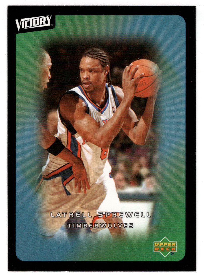 Latrell Sprewell - Minnesota Timberwolves (NBA Basketball Card) 2003-04 Upper Deck Victory # 65 Mint