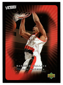 Rasheed Wallace - Portland Trail Blazers (NBA Basketball Card) 2003-04 Upper Deck Victory # 77 Mint