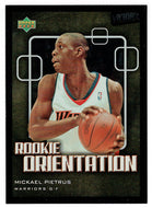 Mickael Pietrus RC - Golden State Warriors - Rookie Orientation (NBA Basketball Card) 2003-04 Upper Deck Victory # 111 Mint