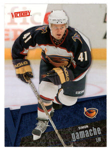 Simon Gamache - Atlanta Thrashers (NHL Hockey Card) 2003-04 Upper Deck Victory # 10 Mint