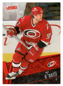 Jeff O`Neill - Carolina Hurricanes (NHL Hockey Card) 2003-04 Upper Deck Victory # 32 Mint