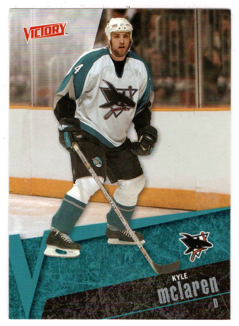 Kyle McLaren - San Jose Sharks (NHL Hockey Card) 2003-04 Upper Deck Victory # 160 Mint