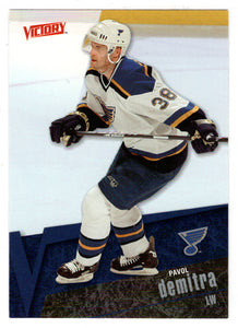 Pavol Demitra - St. Louis Blues (NHL Hockey Card) 2003-04 Upper Deck Victory # 163 Mint