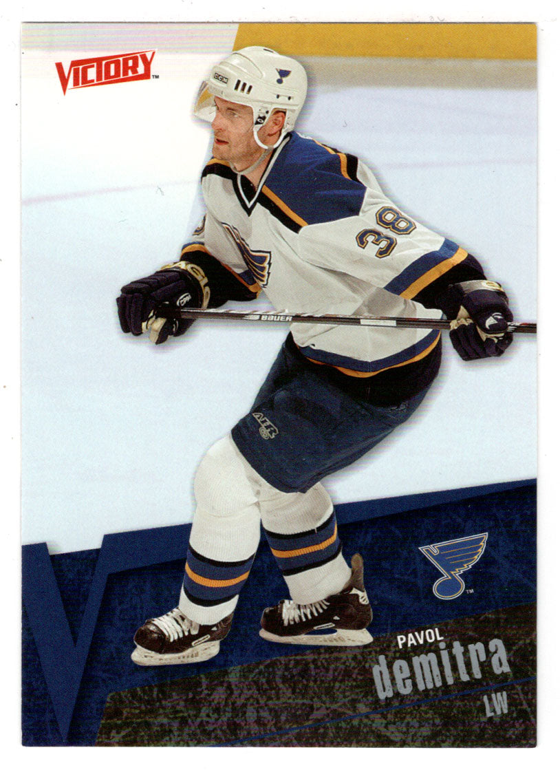 Pavol Demitra - St. Louis Blues (NHL Hockey Card) 2003-04 Upper Deck Victory # 163 Mint