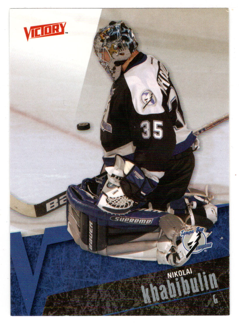 Nikolai Khabibulin - Tampa Bay Lightning (NHL Hockey Card) 2003-04 Upper Deck Victory # 174 Mint