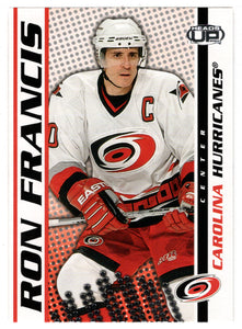 Ron Francis - Carolina Hurricanes (NHL Hockey Card) 2003-04 Heads Up # 17 Mint