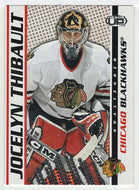 Jocelyn Thibault - Chicago Blackhawks (NHL Hockey Card) 2003-04 Heads Up # 22 Mint