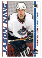 Jason King - Vancouver Canucks (NHL Hockey Card) 2003-04 Heads Up # 96 Mint