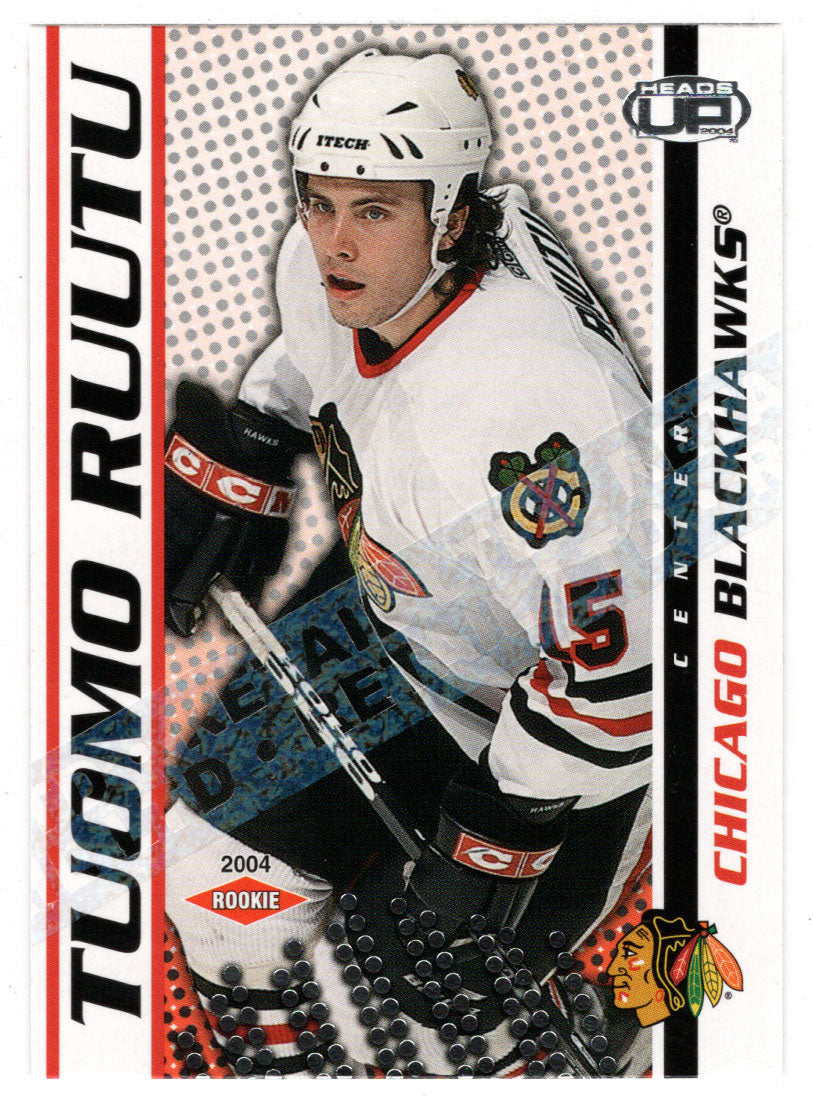 Tuomo Ruutu - Chicago Blackhawks - Retail LTD (NHL Hockey Card) 2003-04 Heads Up # 107 Mint