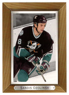 Sandis Ozolinsh - Anaheim Mighty Ducks (NHL Hockey Card) 2003-04 Upper Deck Bee Hive # 7 Mint
