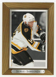 Sergei Samsonov - Boston Bruins (NHL Hockey Card) 2003-04 Upper Deck Bee Hive # 21 Mint