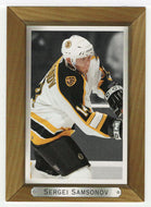 Sergei Samsonov - Boston Bruins (NHL Hockey Card) 2003-04 Upper Deck Bee Hive # 21 Mint