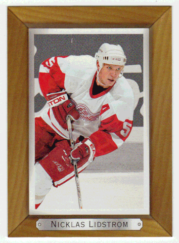 Nicklas Lidstrom - Detroit Red Wings (NHL Hockey Card) 2003-04 Upper Deck Bee Hive # 72 Mint