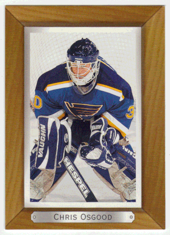 Chris Osgood - St. Louis Blues (NHL Hockey Card) 2003-04 Upper Deck Bee Hive # 168 Mint