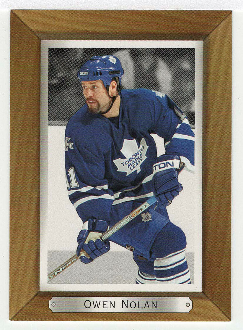 Owen Nolan - Toronto Maple Leafs (NHL Hockey Card) 2003-04 Upper Deck Bee Hive # 184 Mint