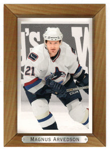Magnus Arvedson - Vancouver Canucks (NHL Hockey Card) 2003-04 Upper Deck Bee Hive # 186 Mint