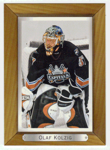 Olaf Kolzig - Washington Capitals (NHL Hockey Card) 2003-04 Upper Deck Bee Hive # 199 Mint