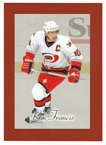 Ron Francis - Carolina Hurricanes - 5" X 7" Jumbo Portraits (NHL Hockey Card) 2003-04 Upper Deck Bee Hive # 6 Mint