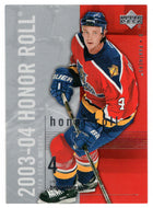 Jay Bouwmeester - Florida Panthers (NHL Hockey Card) 2003-04 Upper Deck Honor Roll # 33 Mint