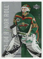 Manny Fernandez - Minnesota Wild (NHL Hockey Card) 2003-04 Upper Deck Honor Roll # 40 Mint
