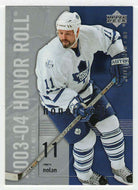 Owen Nolan - Toronto Maple Leafs (NHL Hockey Card) 2003-04 Upper Deck Honor Roll # 83 Mint