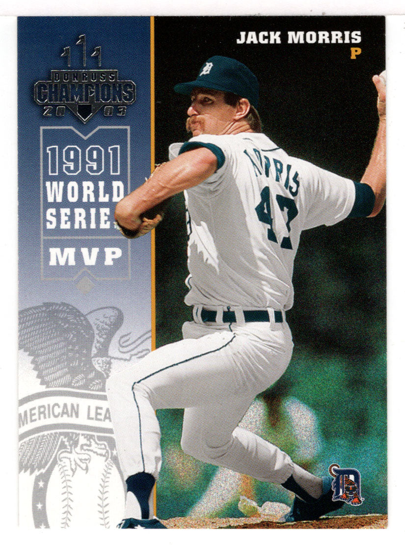 Jack Morris - Detroit Tigers (MLB Baseball Card) 2003 Donruss Champions # 100 Mint