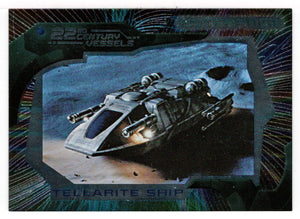Tellarite Ship (Trading Card) Star Trek Enterprise - Season Two - 22nd Century Vessels - 2003 Rittenhouse Archives # V-1 - Mint