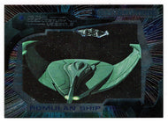 Romulan Ship (Trading Card) Star Trek Enterprise - Season Two - 22nd Century Vessels - 2003 Rittenhouse Archives # V-3 - Mint