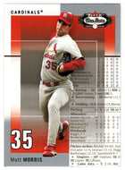 Matt Morris - St. Louis Cardinals (MLB Baseball Card) 2003 Fleer Box Score # 21 Mint