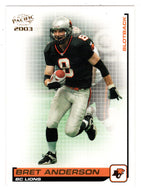 Bret Anderson - British Columbia Lions (CFL Football Card) 2003 Pacific # 1 Mint