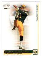 Sean Fleming - Edmonton Eskimos (CFL Football Card) 2003 Pacific # 27 Mint