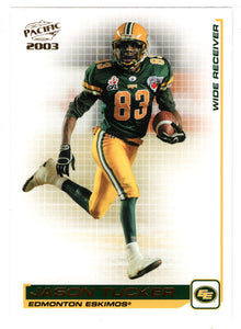 Jason Tucker - Edmonton Eskimos (CFL Football Card) 2003 Pacific # 35 Mint