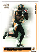 Tony Akins - Hamilton Tiger-Cats (CFL Football Card) 2003 Pacific # 37 Mint