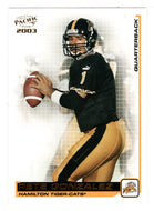 Pete Gonzalez - Hamilton Tiger-Cats (CFL Football Card) 2003 Pacific # 42 Mint
