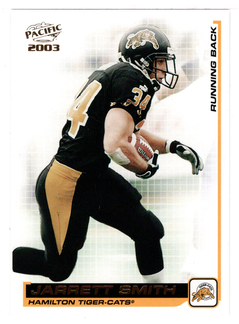 Jarrett Smith - Hamilton Tiger-Cats (CFL Football Card) 2003 Pacific # 48 Mint