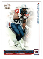 Robert Brown - Montreal Alouettes (CFL Football Card) 2003 Pacific # 50 Mint