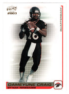 Dameyune Craig - Ottawa Renegades (CFL Football Card) 2003 Pacific # 62 Mint