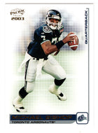 Michael Bishop - Toronto Argonauts (CFL Football Card) 2003 Pacific # 85 Mint