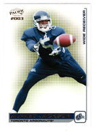 Alfred Jackson - Toronto Argonauts (CFL Football Card) 2003 Pacific # 88 Mint